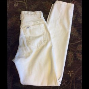 LEE high waisted vintage white jeans. Size 3